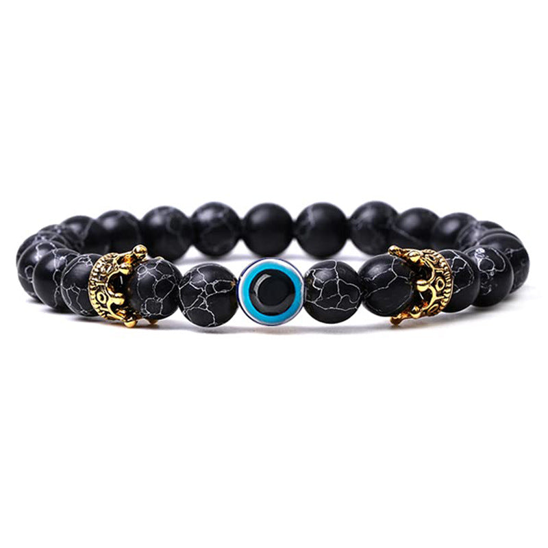 Olivenorma Turquoise With Evil Eye Protection Bracelet