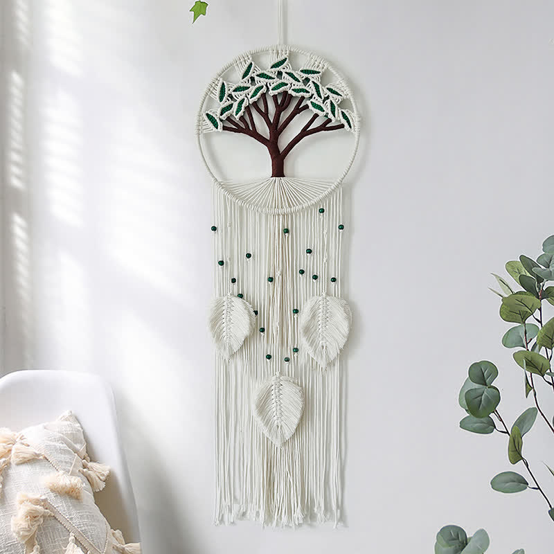 Olivenorma Handwoven Tree Of Life Tapestry Wall Decor