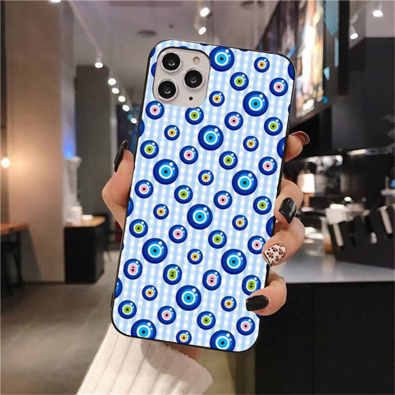 Olivenorma Evil Eye Amulet Phone Case Compatible with iPhone 14/15