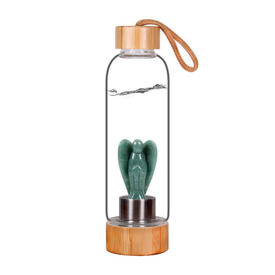 Olivenorma Carved Angel Water Bottle Crystal Decoration