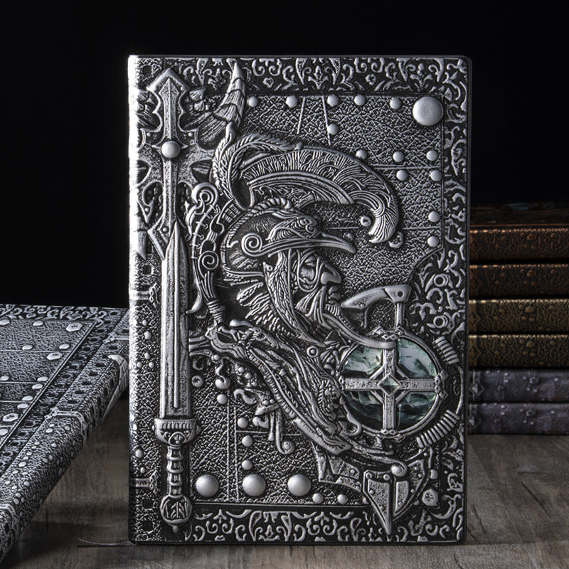 Olivenorma European God of War Pattern Decorative Notebook