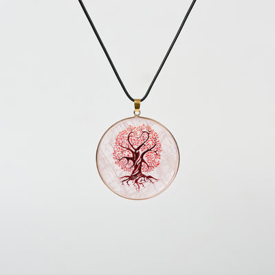 Olivenorma Crystal Hamsa Chakra Tree Of Life Necklace