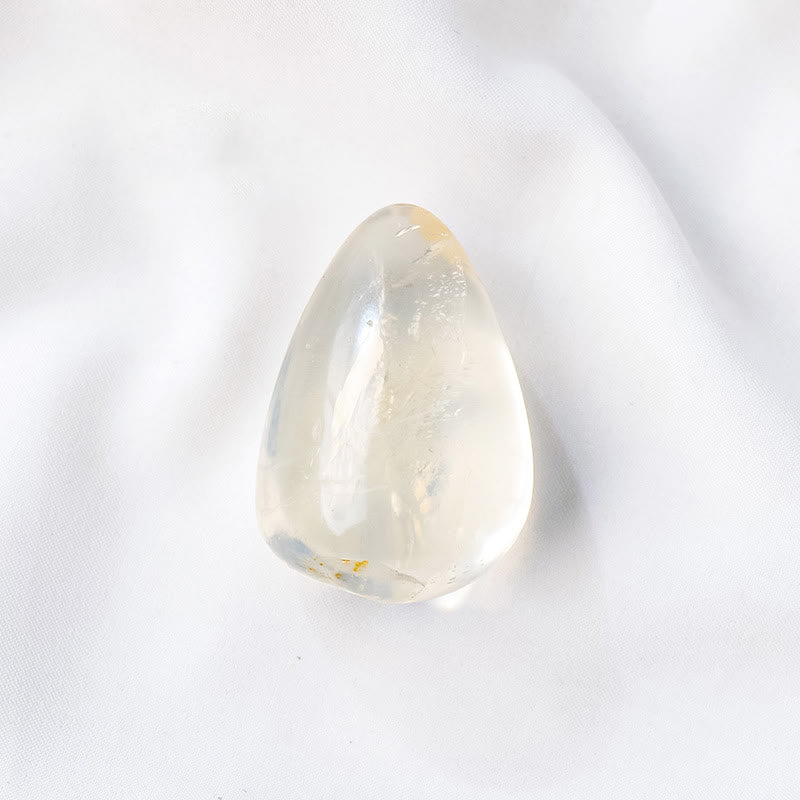 Olivenorma Natural Crystal Drop Shape Polished Play Natural Stone