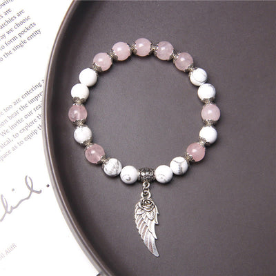 Olivenorma "Peace Energy" - Colors Crystal Agate Wing Bracelet