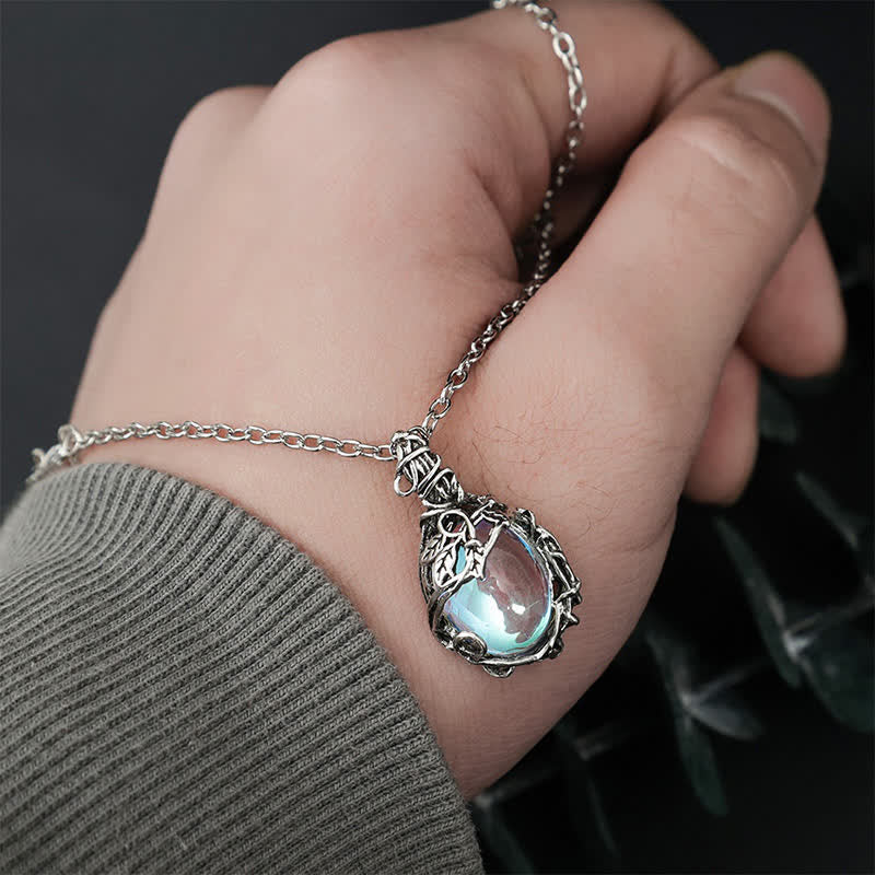 Olivenorma Moonstone Aurora Necklace