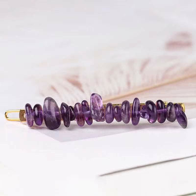 Olivenorma Natural Broken Crystal Hairpin