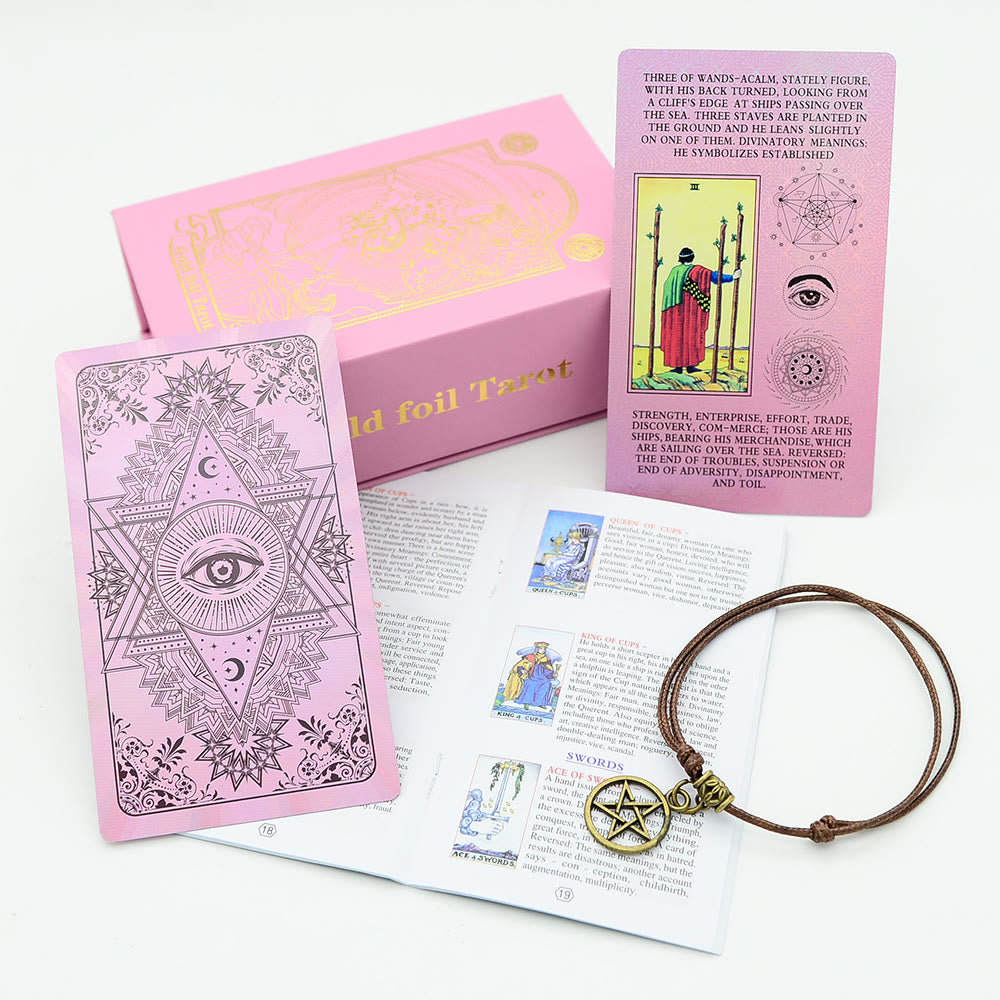 Olivenorma Evil Eye - Pink Eyes Tarot Deck Cards