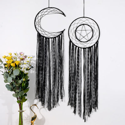 Olivenorma Evil Eye Woven Triangle Tassel Dream Catcher