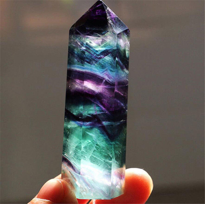 Fluorite Natural Crustal Reki Crystal Wands